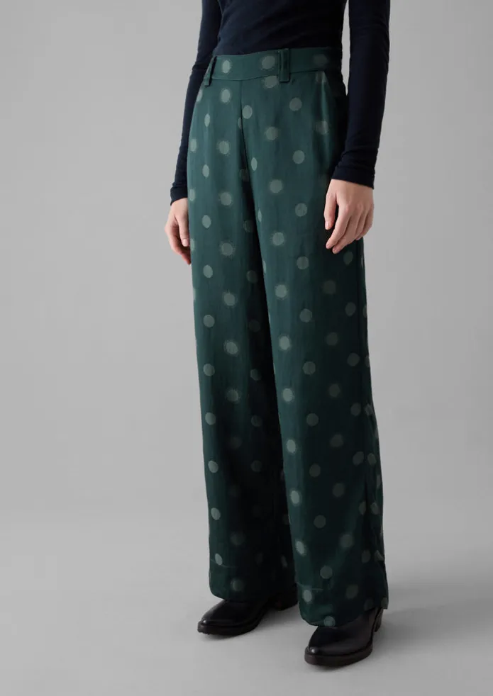 Sun and Moon Jacquard Trousers