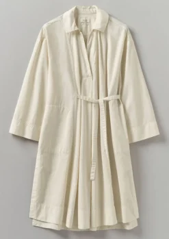 Textured Cotton Poplin Wrap Shirt