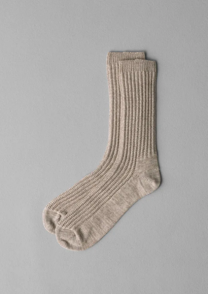 Textured Cotton Socks