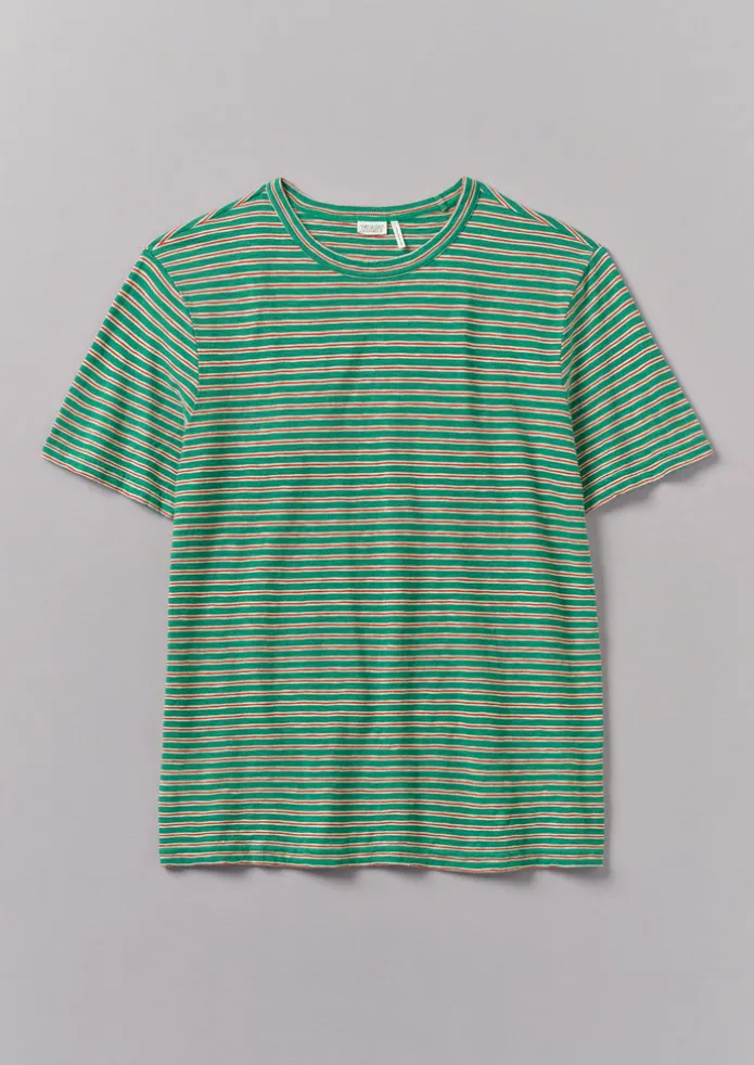 Theo Organic Cotton Stripe Short Sleeve Tee