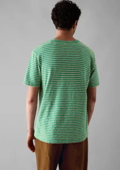 Theo Organic Cotton Stripe Short Sleeve Tee