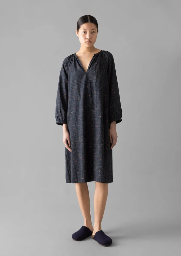 Trellis Floral Block Print Nightdress