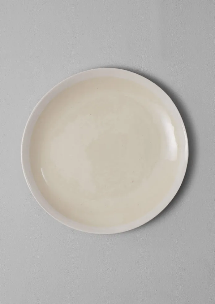 Wonki Ware White Wash Side Plate